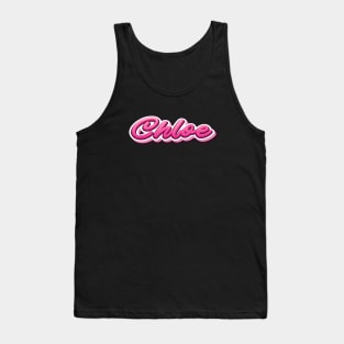 Chloe My Name Is Chloe! Pink Tank Top